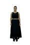 Plus Size Women's Knitted Skirt with Elastic Waist, Pockets and Zipper Detail