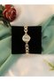 Gold Chain Stone Cord Elegant Vintage Women's Watch in Gift Box - 4