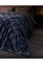 Vaporeux Double Welsoft Flat Blanket - Dark Blue - 3