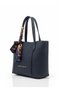 Women's Scarf Detailed Shoulder and Hand Bag - 4