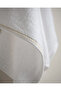 Angelise 100% Cotton Face Towel - White/Yellow - 50X70 cm - 3