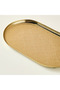 Elevated Textured Oval Tray - 25x16 cms - 4