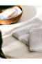 Melly Crochet 2-Piece 100% Cotton Hand Towel - Gray - 30X40 cm - 2