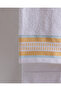 Orsay 100% Cotton Bath Towel - White/Yellow - 70X140 cm - 5