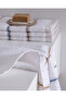 Bourrache 4-Pack Cotton Hand Towels - White/Beige - 30X45 cm - 3