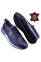 Inside and Outside Genuine Leather Orthopedic Ultra-Comfortable Stylish Men's Shoes Croco - 2