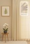 Natural Modern Mesh Textured Linen Tulle Curtain 1X2.5 Normal Pleated Living Room Bedroom