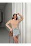 Women's Finger Detailed Bodysuit – Fisherman Long Sleeve Set of 4 |   Flexible and Soft Fabric |   4 Pack - 6
