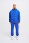 Men's Oversized Basic Hooded Sweatshirt Light Blue - 4
