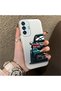 Car Pattern Anti Fall Slim Hard Case Cover Compatible with Samsung Galaxy M15