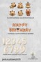 Capybara Birthday Decoration Set Balloon and Banner Set - 2