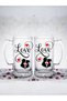 Printed Transparent Beer Cups for Lovers Valentine's Day - 2