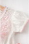 Tutu Skirt and Lace Baby Girl Bodysuit Set (with Headband) - 3