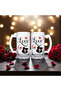 Printed Transparent Beer Cups for Lovers Valentine's Day