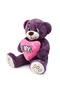 Valentine's Day Gift Romantic Set with Oversized Plush Teddy Bear and Heart Pillow with Love Written on It - 3