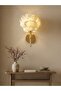 Cream Eva Gül Design Wired Wall Lighting Sconce - Alt Parlak Gold - 3