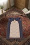 Non-Slip Sole Faux Fur Soft Prayer Rug 75x120 cm Stain Resistant Cushioned Prayer Mat
