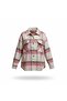 Women's Oversized Wide Fit Lumberjack Plaid Shirt Perry4775 - 3