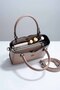 Women's Shoulder and Hand Bag - City Style Bag with Special Compartments and Adjustable Strap - 4