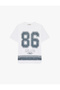 Short Sleeve Crew Neck Printed Oversize T-Shirt - 3