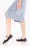 Genuine Leather Daily Polite Ballerina Shoes Erp.26562 Black - 3