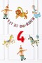 Circus Concept Birthday Balloon and Banner Set