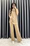 Ribbed Knit Casual Set - Camel Camel - 6