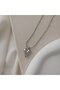 316L Steel Gold Curved Heart Pendant - Antiallergic Bulk Chain Minimal Necklace - 2