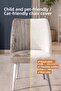 Washable Stretch Elastic Lycra Oval Chair Cover - Round Chair Cover (Anthracite) - 5
