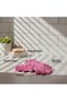 2 Pairs of Bath Scrub Exfoliating Gloves – Body Scrub Shower Gloves (Fuchsia-Turquoise) - 4