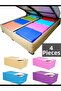 4 Pieces Organizer Storage Bag under Sofa Bed Storage Bag 62X37X24 cm Pillow Clothing Organizing Moving Items - 2