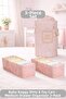 Organizing&Storage Set 2-Piece Drawer Accordion Organizer&Bagged Basket Toy Clothes Basket