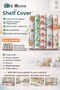 2 roll * 400 cm x 45 cm **attention total 4 meters patterned shelf cover multipurpose shelf organizer