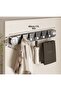 Black Color Vacuum Hook Door Wall Clothes Hanger Foldable Hook