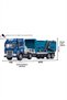 30 cm Metal Head Construction Truck Toy Truck with Sound and Lights - Movable Dump Truck for Earthmoving - 5