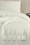 Lina Double Duvet Cover Set 4 Pieces (200X220 cm) Cream - 2