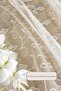 Velüx Tablecloth Lace Decorative Wedding, Party, Promise, Engagement (145X210 cm) Cream - 3