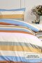 Archi Duvet Cover Set Double Size 100% Cotton Ranforce Fitted Sheet (200X220 cm) - 2