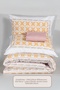 Amanda Duvet Cover Set Single Size 100% Cotton Ranforce Fitted Sheet (160X220 cm) Yellow - 7