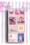 6-Piece Pink Item Sticker Set Pink Themed Decorative Labels Agenda Bullet Journal Scrapbook... - 7