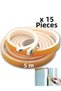 15 Pieces X 5 Meters (75 Meters) Adhesive Window Tape Cold Dust Sound Insulation Heat Insulation Sponge - 5