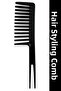 Professional 3-Piece Men's Combing and Blow-Drying Brush Series + 5-Piece Styling Comb - 6