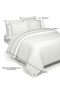 Aspen Navy Blue Piping Intermediate Guipure Modern Off-White 6-Piece Boxed Duvet Cover Set Boat Bedspread - 4