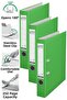 Office Folder Green Narrow 3 Pieces Plastic Narrow Green Folder with Ring Stainless Steel Clip Office Office