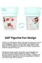 Anti-Spill Food Container Snack Cup - Children's Nutrition Container Mint - 3