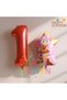 Sonic Amy 1 Year Old Foil Balloon Set – Number 1 Birthday Party Decoration