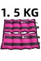 1.5 Kg × 2 Pieces Total 3 Kg Hand Foot Wrist Muscle Strengthener Weight Set Sand Weight Bag - 3