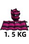 1.5 Kg × 2 Pieces Total 3 Kg Hand Foot Wrist Muscle Strengthener Weight Set Sand Weight Bag - 7