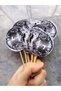 20 Pieces of Disco Ball Glittery Cupcake Picks - Cake - Cookie Decorations 20 Pieces of Cocktail Picks with Toothpicks for Engagement, Birthday, Cocktail Parties, and Presentations Cake Decoration Thick Paper - 4