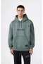 Urban Contemporary Hooded Sweatshirt Gri Erkek Sweatshirt - 221304-ES077